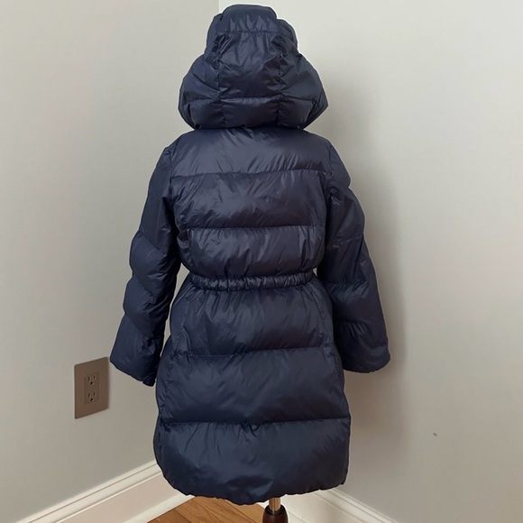 POLO RALPH LAUREN GIRLS DOWN HOODED LONG JACKET - Picture 4 of 10